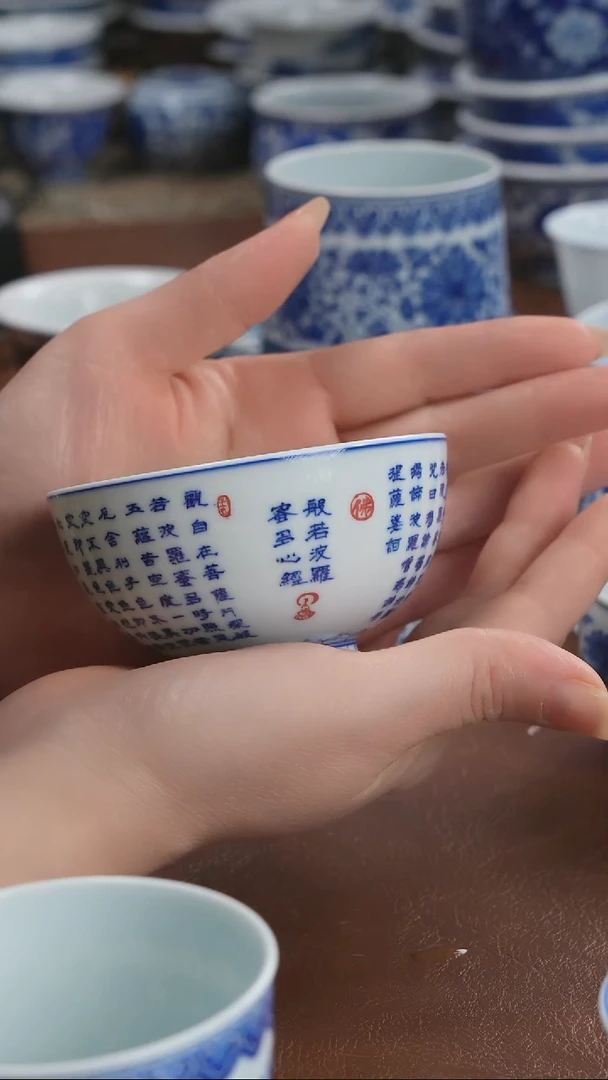 景德镇高端茶器景德镇墨奈纯手工手绘高端茶器