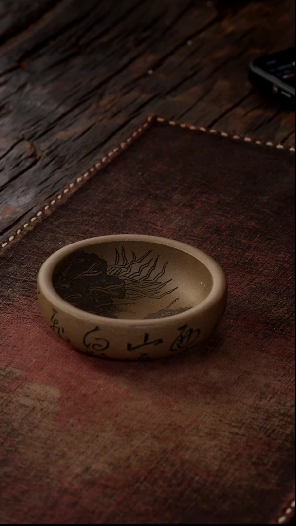 茶杯紫砂非遗茶器-鳜鱼