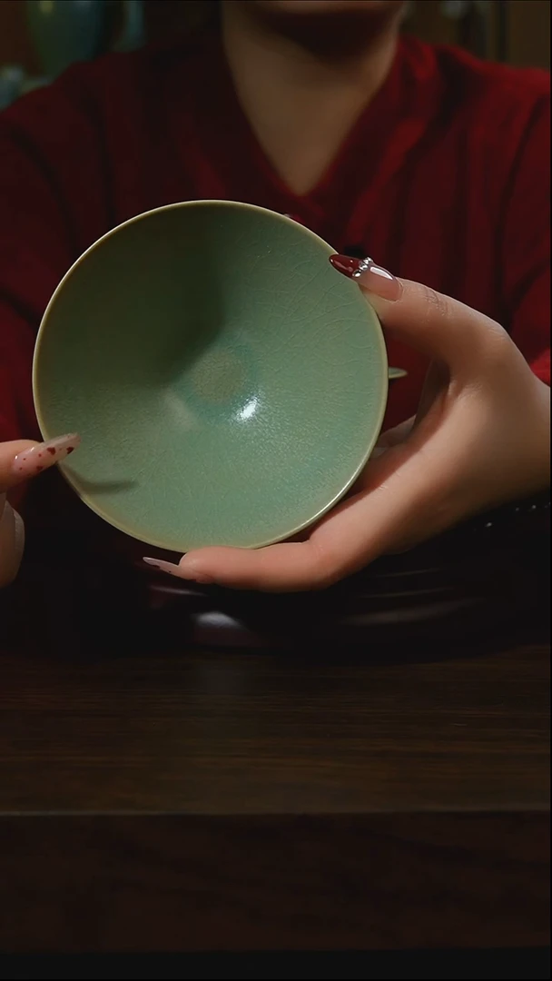 杯子瓷爷****气汝州原产地原矿仿古老釉q