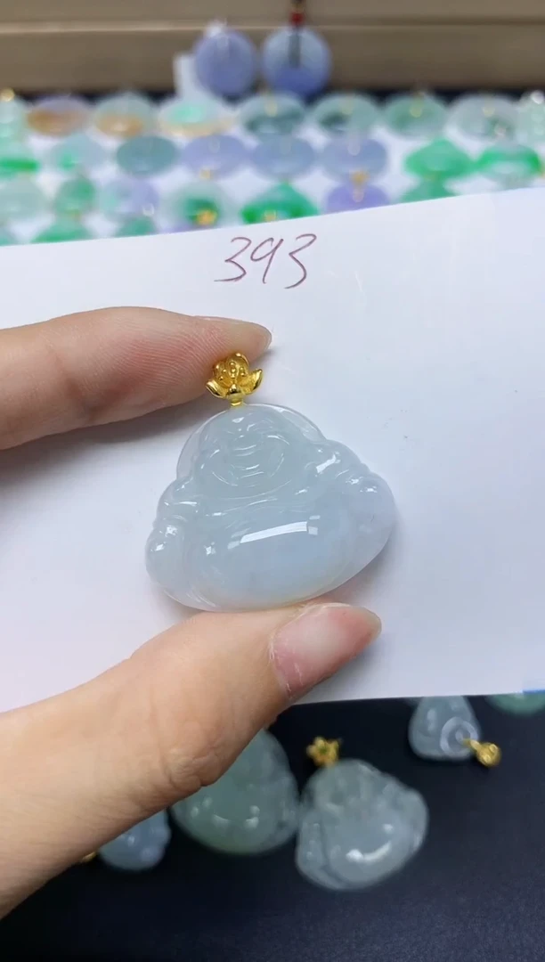 翡翠未镶嵌颈饰 天然缅甸翡翠A货