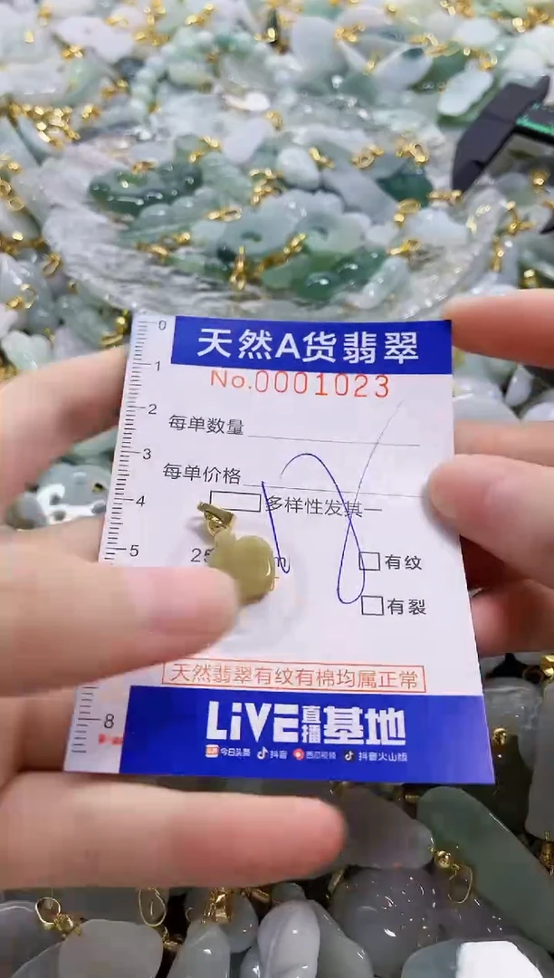 颈饰未镶嵌翡翠天然A货翡翠