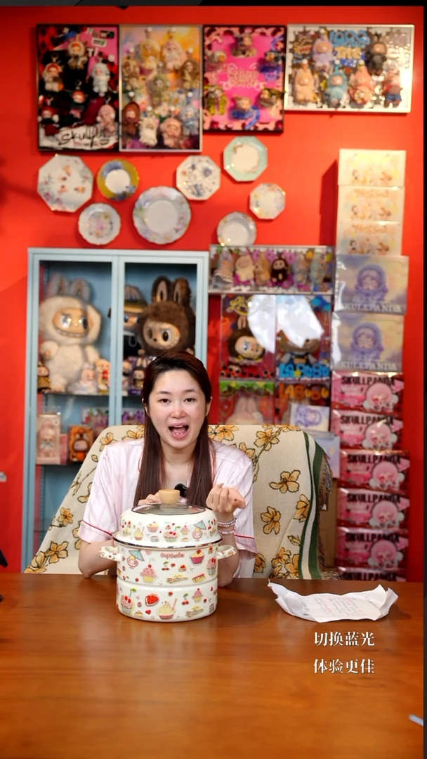 55 珐琅搪瓷蒸锅加深双层蒸锅