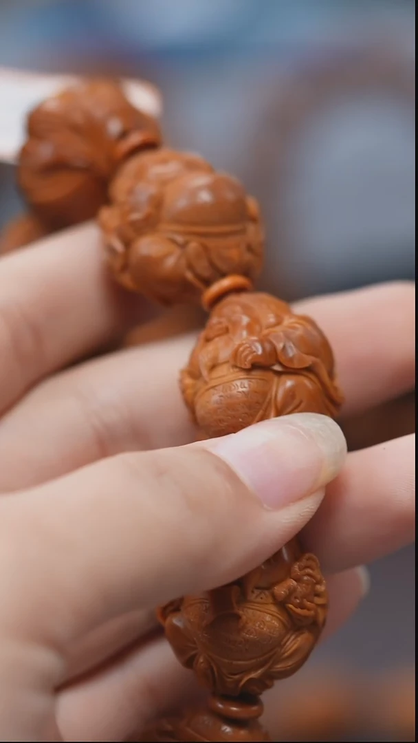 手串/手链橄榄核龙**海橄榄核