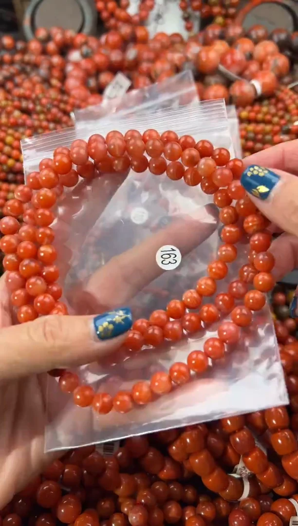 未镶嵌手串南红玛瑙7+