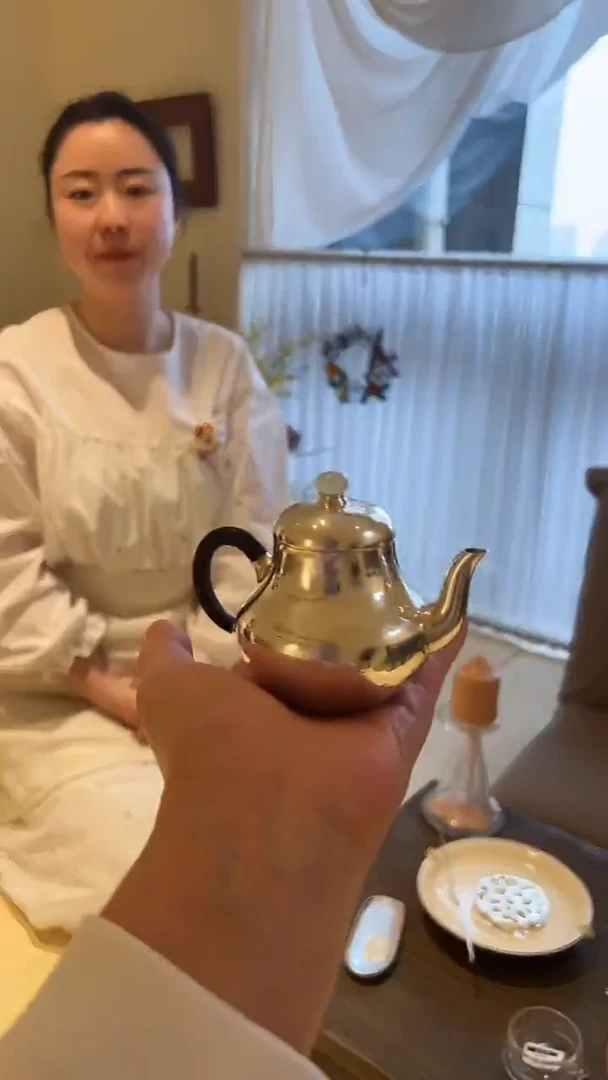 茶道摆件0000银壶100ml5871