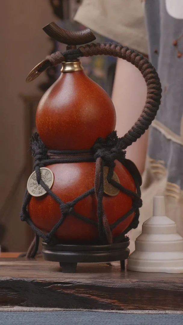 1257号精品大漆葫芦防腐防渗装水茶酒