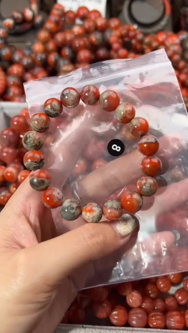 未镶嵌手串南红玛瑙10+