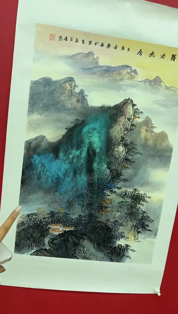 国画经典国画宣纸手绘2.7平尺