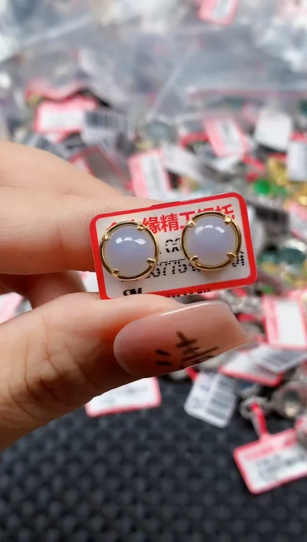 银S925镶嵌戒指翡翠天然A货缅甸翡翠