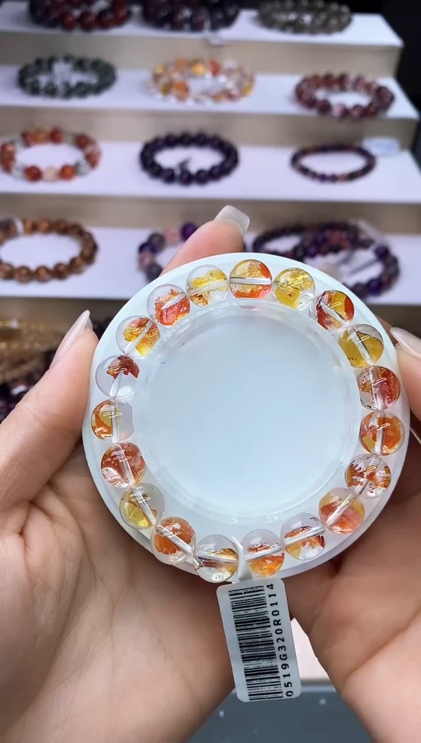 【闪购商品】水晶手链未镶嵌锦鲤胶花10m+