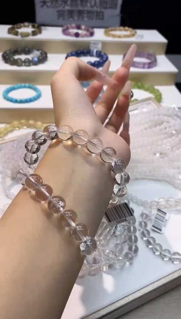 未镶嵌手串水晶闪片白水晶