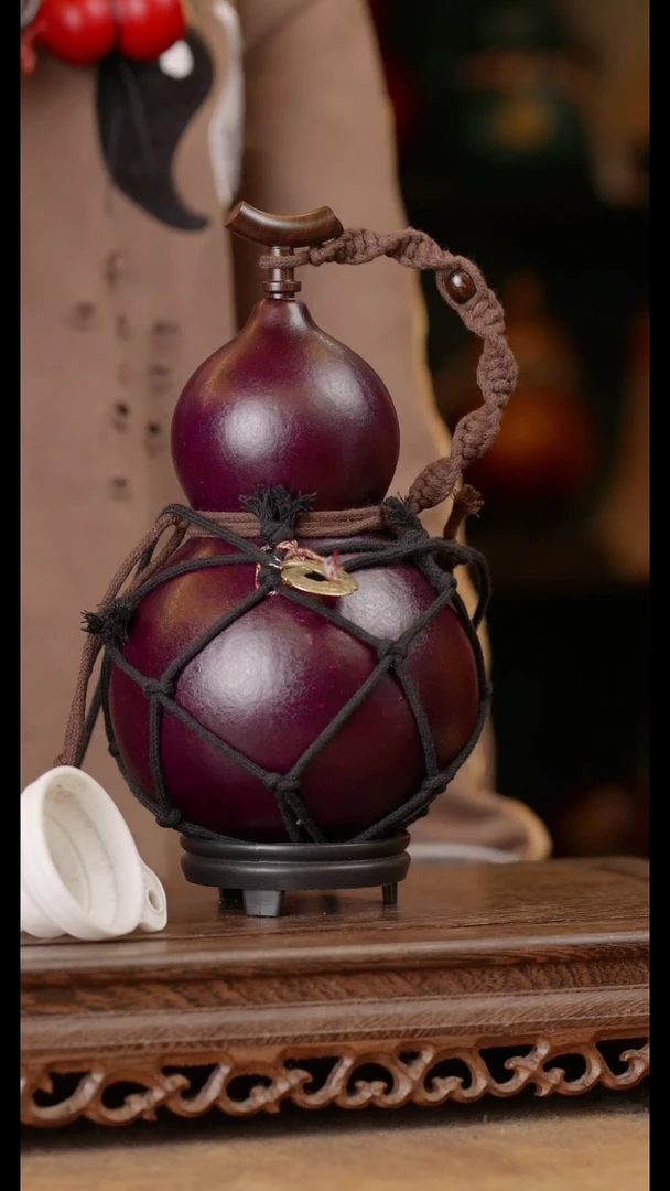 151号精品天然大漆酒葫芦一物一拍~