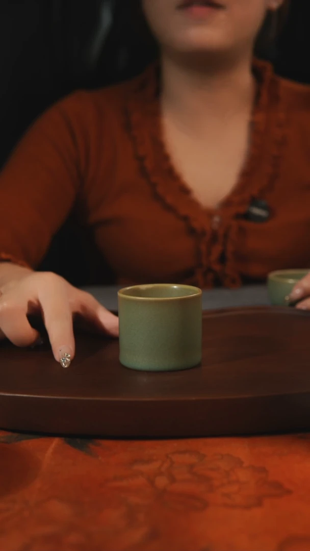 杯子️****?扳指  柴烧 汝州原产地原矿仿古老釉