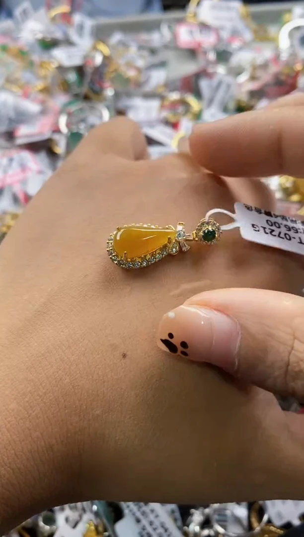 翡翠戒指银S925镶嵌222222   1