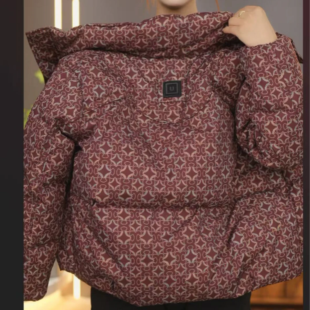 2025冬装新款新中式时尚流行高级感气质百搭短款保暖羽绒服