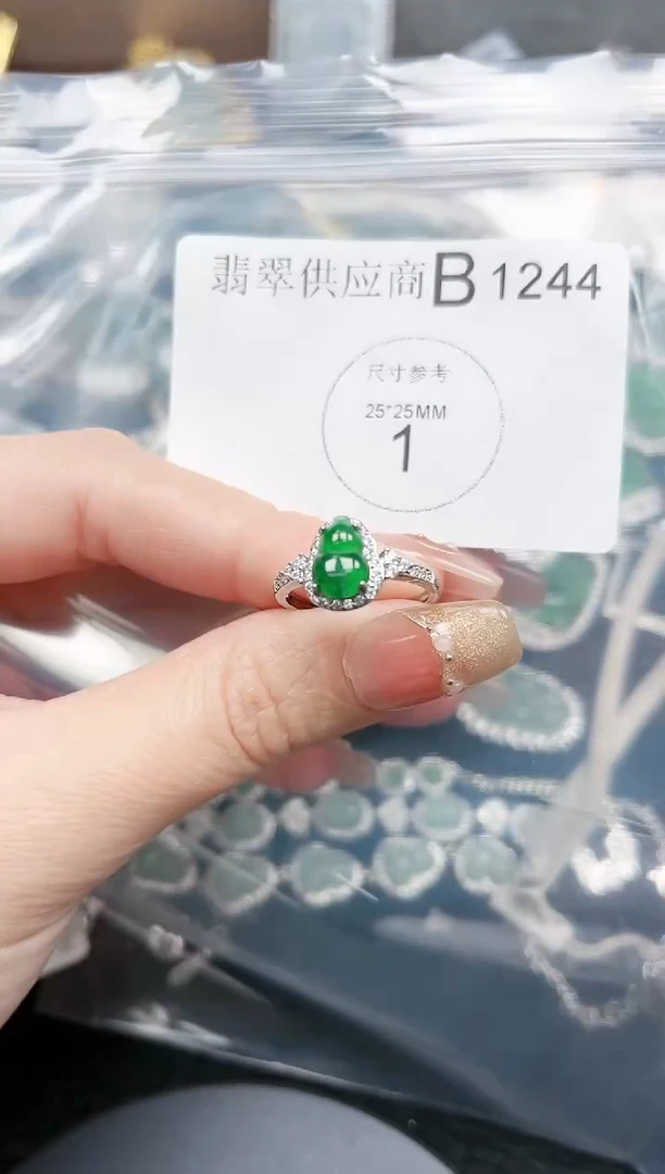 【闪购商品】翡翠颈饰未镶嵌1244赠皮绳