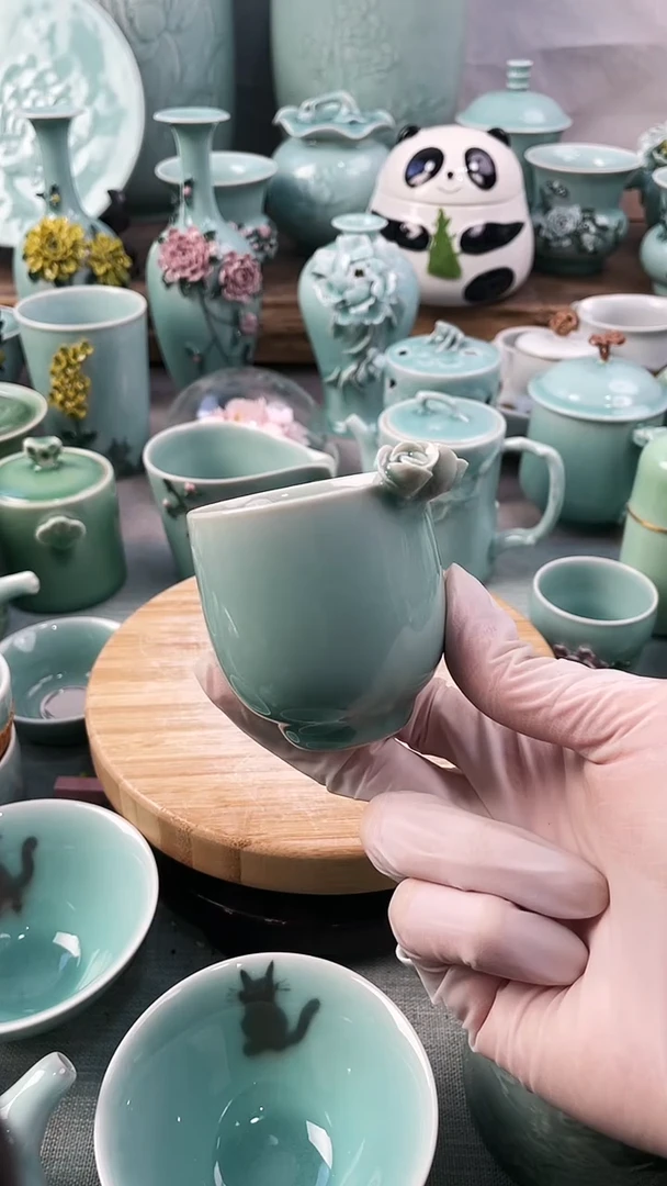 【闪购商品】手工捏花 福利款 慧仙青瓷 瓷器