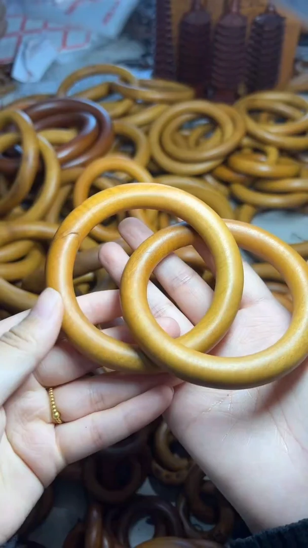 【闪购商品】枣木木雕雷击枣木乾坤圈微瑕内径65不退不换