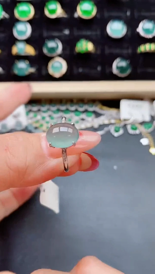 【闪购商品】翡翠戒指银S925镶嵌21321321