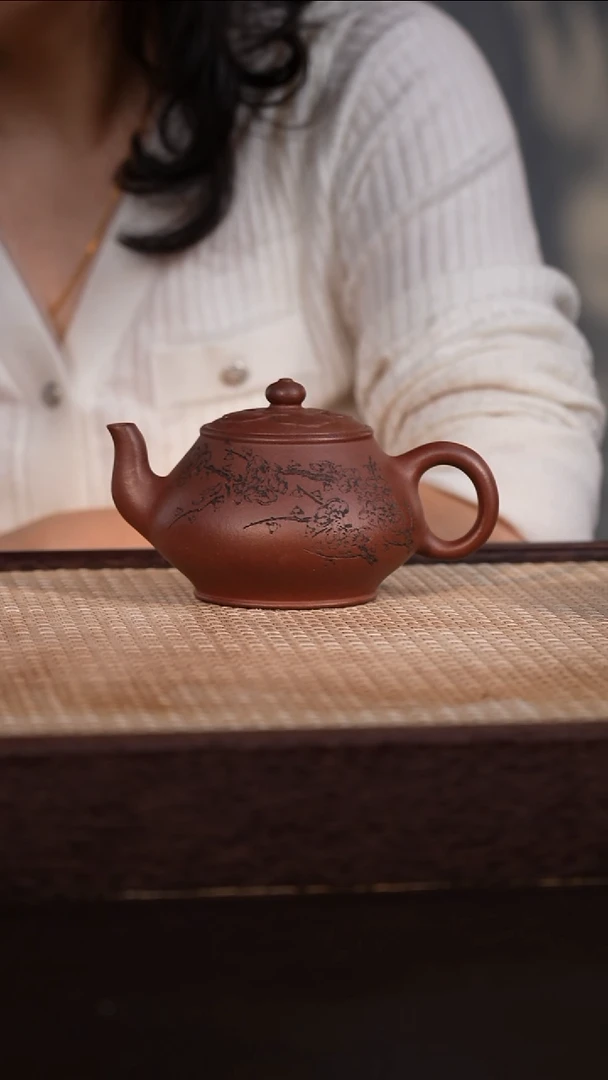 茶壶紫砂紫泥 260cc