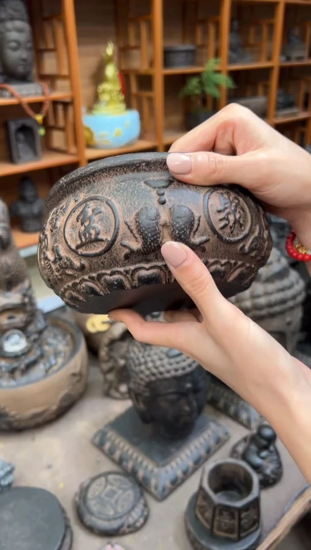 陶土【火山泥】聚宝盆