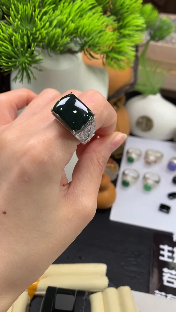 未镶嵌戒指翡翠M*.---117277