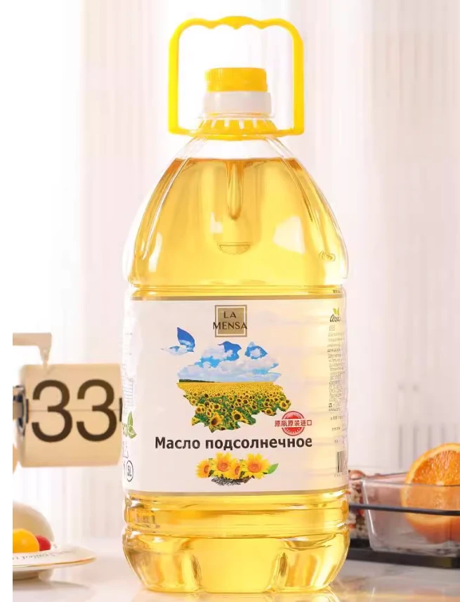 FJ俄罗斯原装进口拉盟莎葵花籽油4.8升