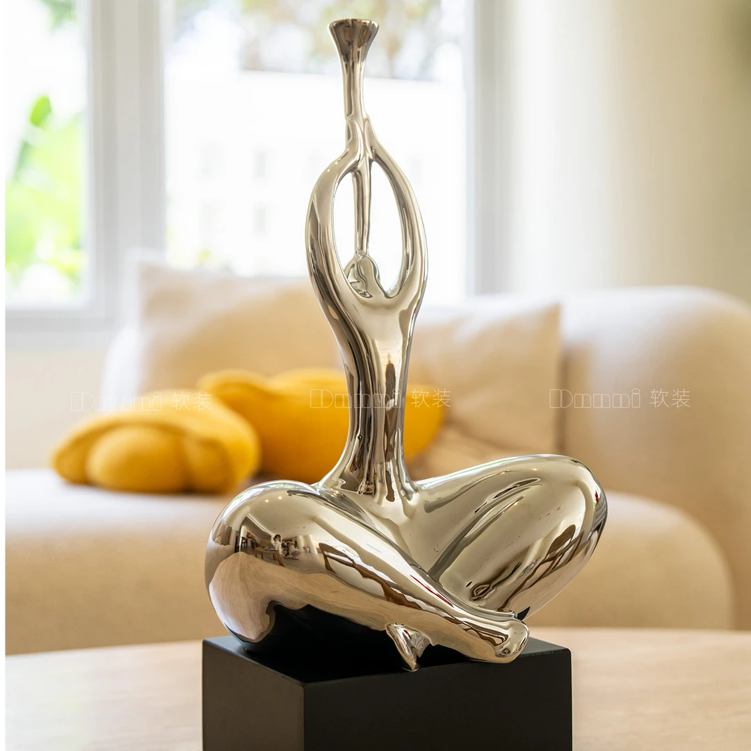 Dnnni轻奢奏乐人雕塑摆件样板间酒店民宿别墅电视柜客厅卧室软装