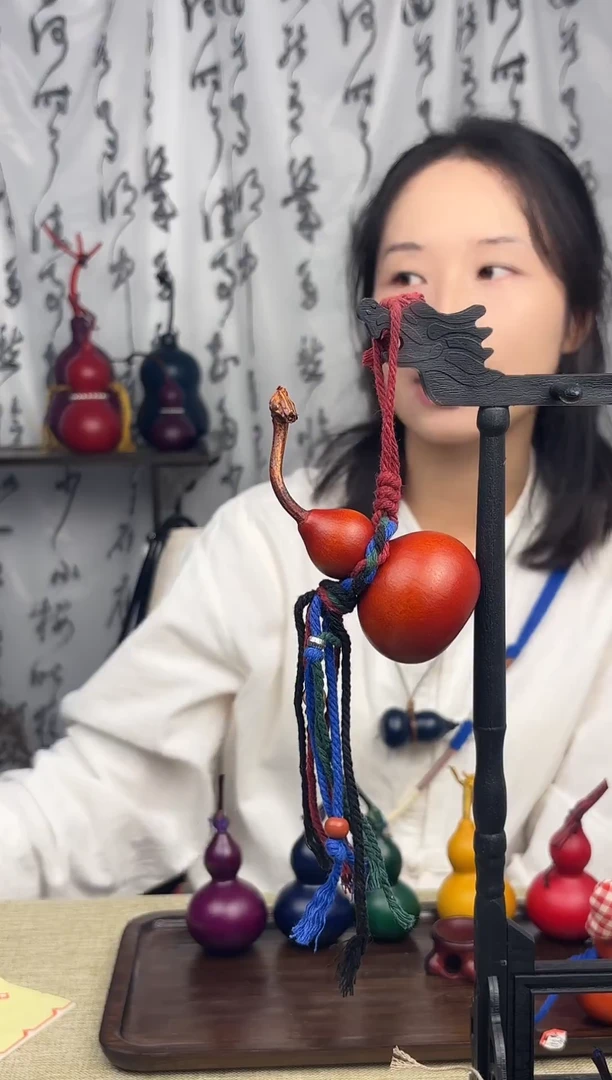 大漆葫芦挂件---015