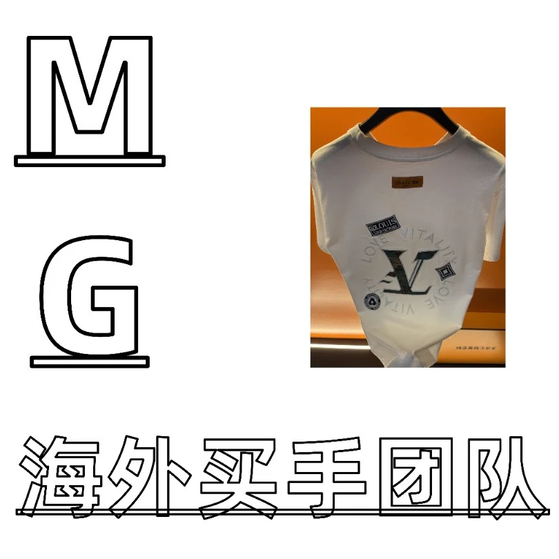 【MG海外买手团队】斜纹针织百搭时尚款重磅复古休闲T恤【026】