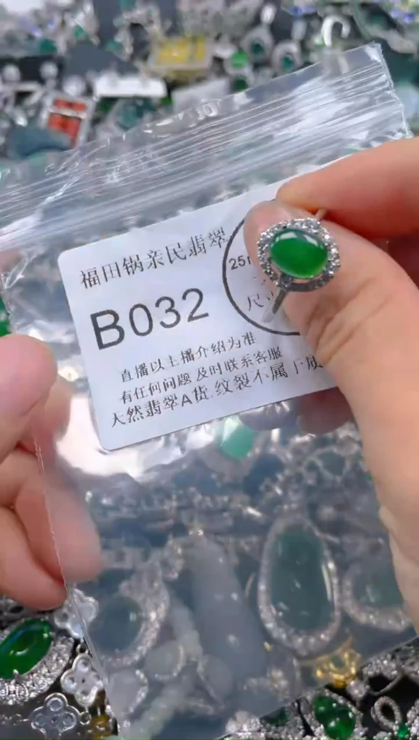 翡翠未镶嵌颈饰032
