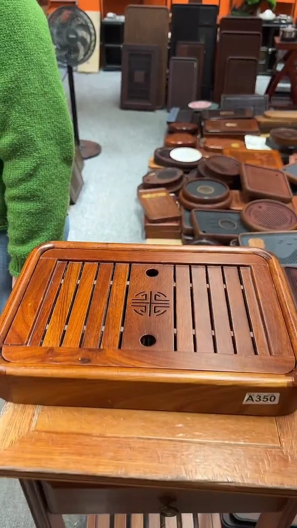 福利大叶花梨木长38CM*宽26CM茶盘