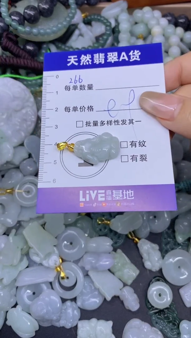 颈饰未镶嵌翡翠天然翡翠A货批量多样性发一件