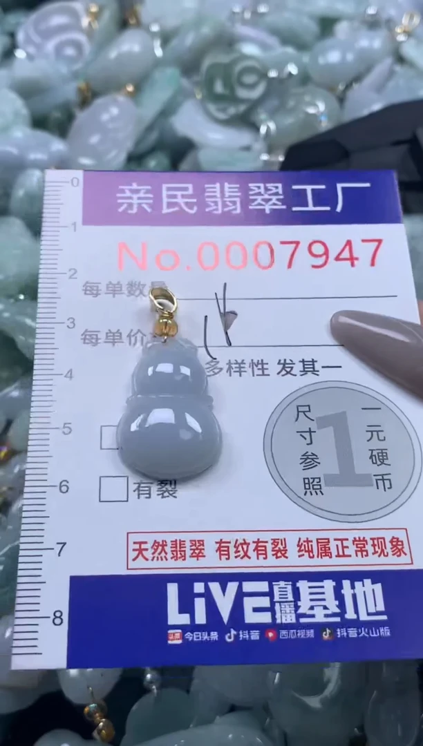 颈饰未镶嵌翡翠7947