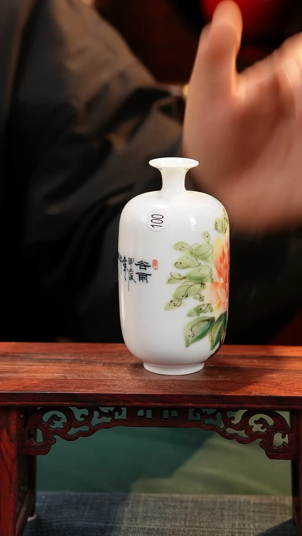【闪购商品】摆件釉下五彩纯手工手绘原创瓷器