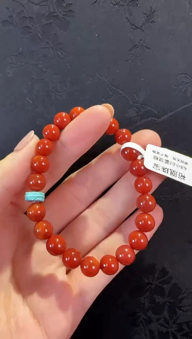 未镶嵌手串南红玛瑙设计款