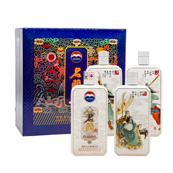 KWEICHOW MOUTAI/贵州茅台贵州茅台关公酒名门53度375ml*453度375