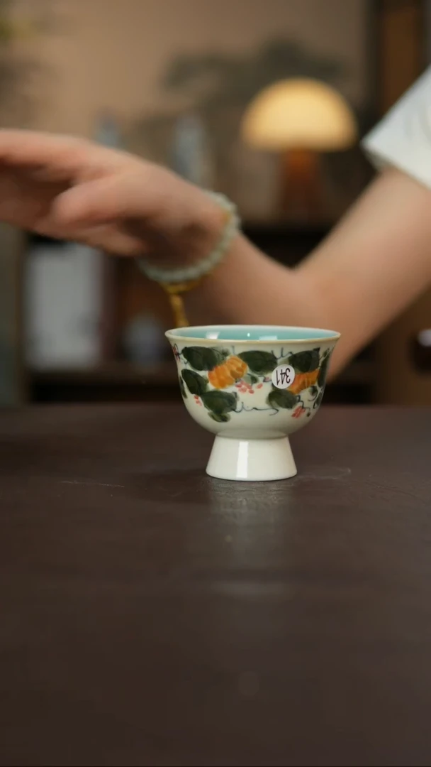 杯景德镇陶瓷杯碗柴烧多人瑕疵