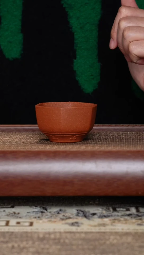 【闪购商品】紫砂茶杯如意杯降坡