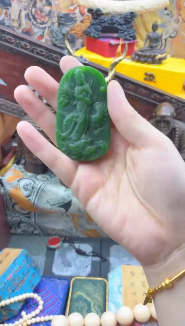 和田玉未镶嵌挂件慧心甄选精品推荐