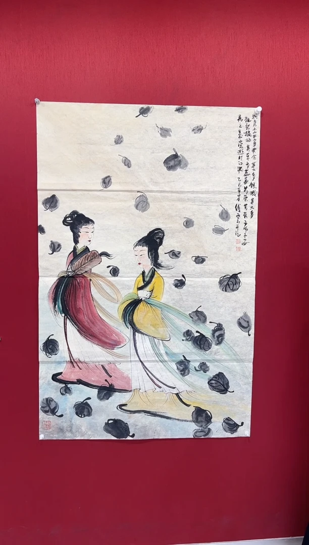 国画傅云石老师画作