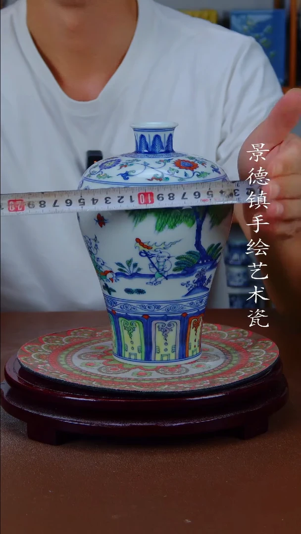 现代景德镇手工手绘陶瓷摆件57