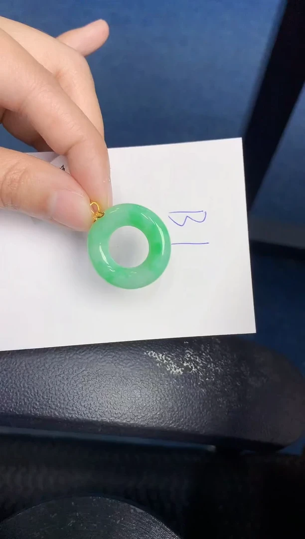 【闪购商品】翡翠颈饰18K金镶嵌000000000