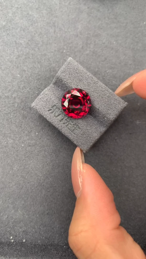 未镶嵌珠宝半成品石榴石7.1ct镁铝榴石 定制  FE