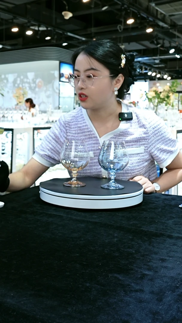 水晶平底款白兰地杯2支