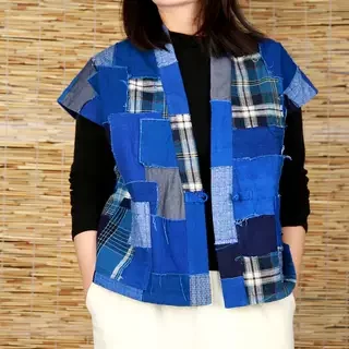 流浪服包肩马甲双层  390