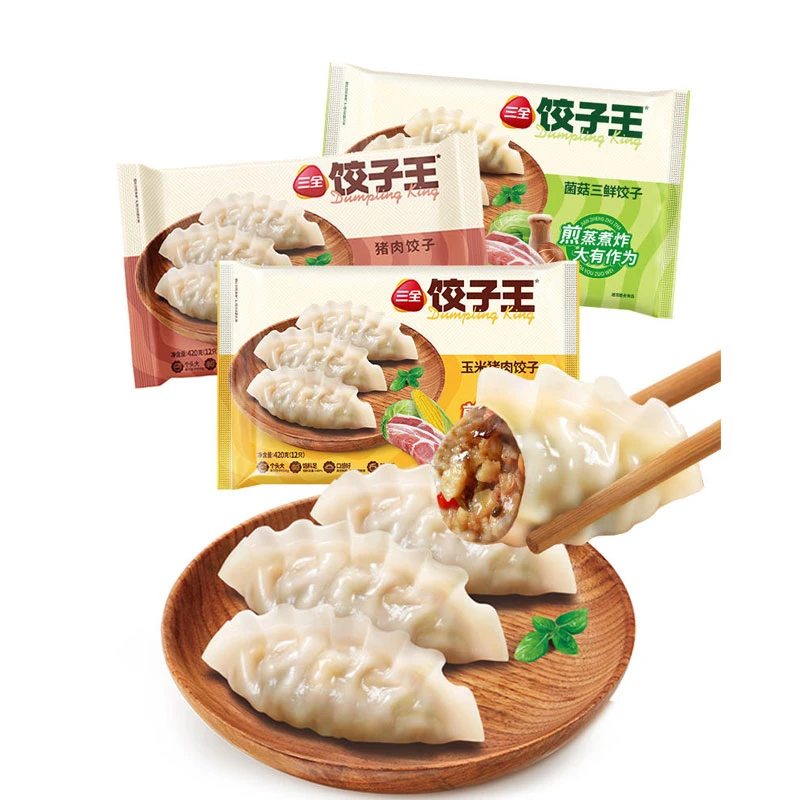 三全菌菇三鲜饺子王 420袋/份