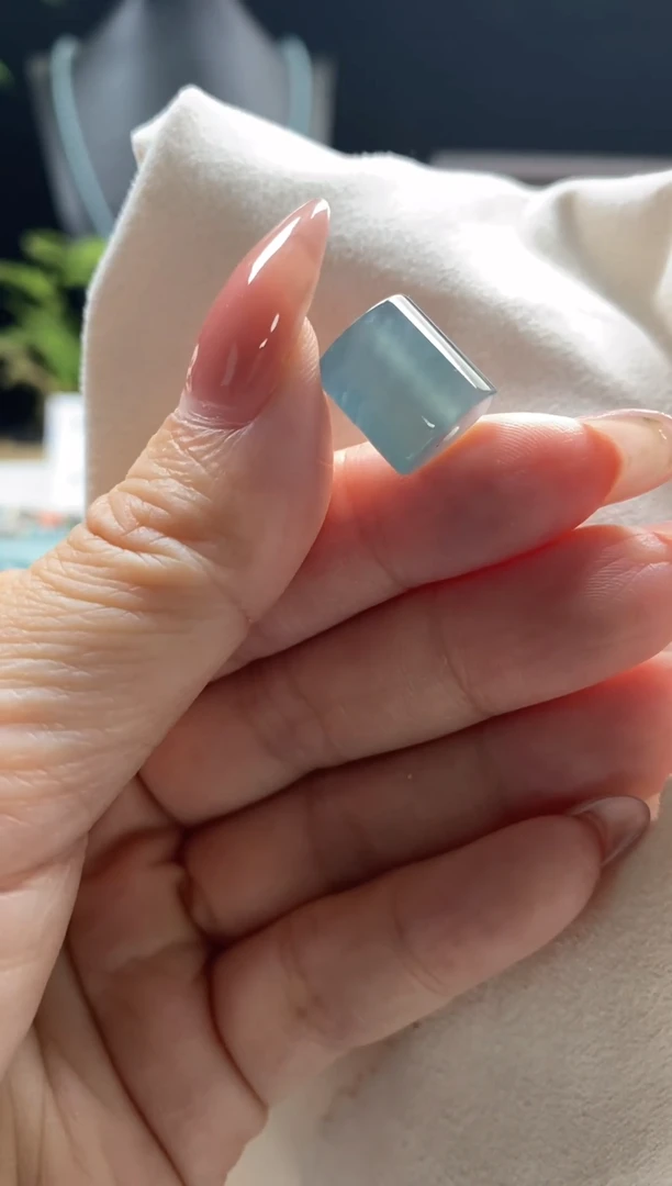 未镶嵌手链翡翠散珠卡12mm扁桶珠