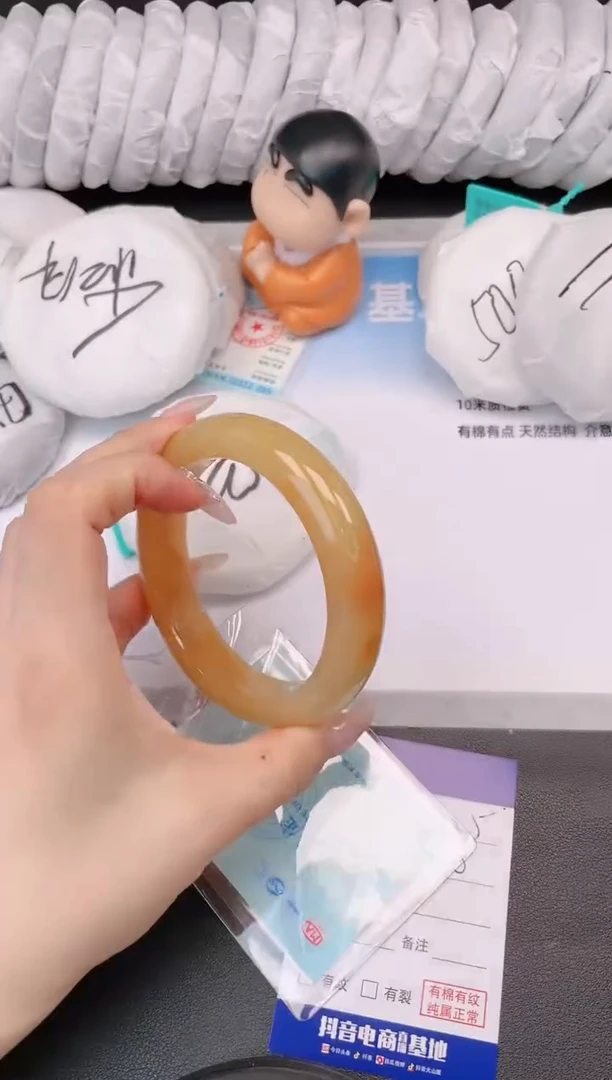 未镶嵌手镯石英质玉16H125-65