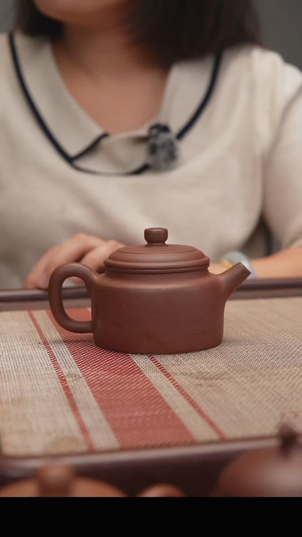 茶壶紫砂底槽青德钟140cc